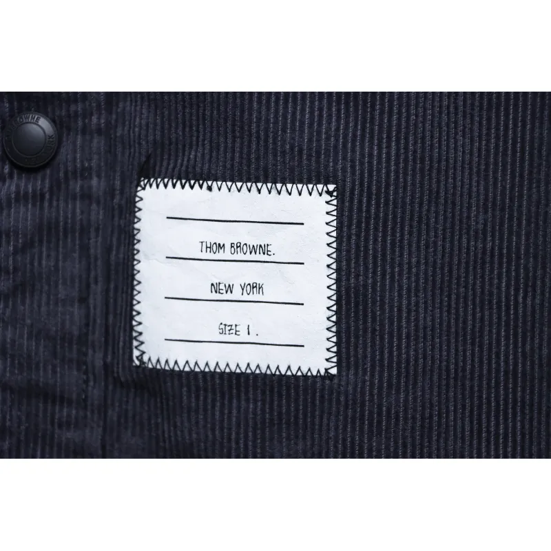 Thom Browne Corduroy Shirt Grey