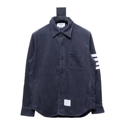 Thom Browne Corduroy Shirt Grey 01