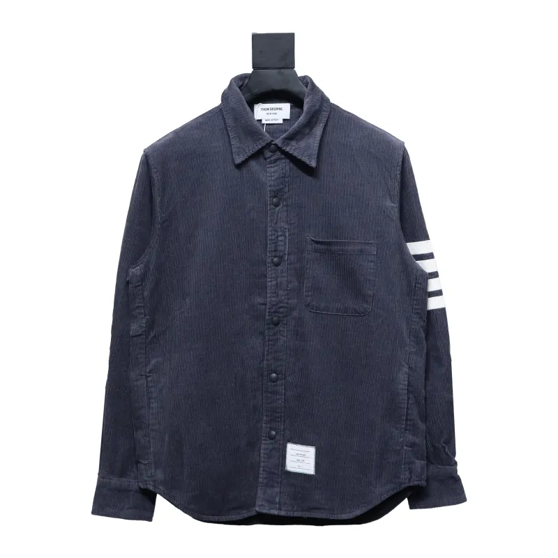 Thom Browne Corduroy Shirt Grey