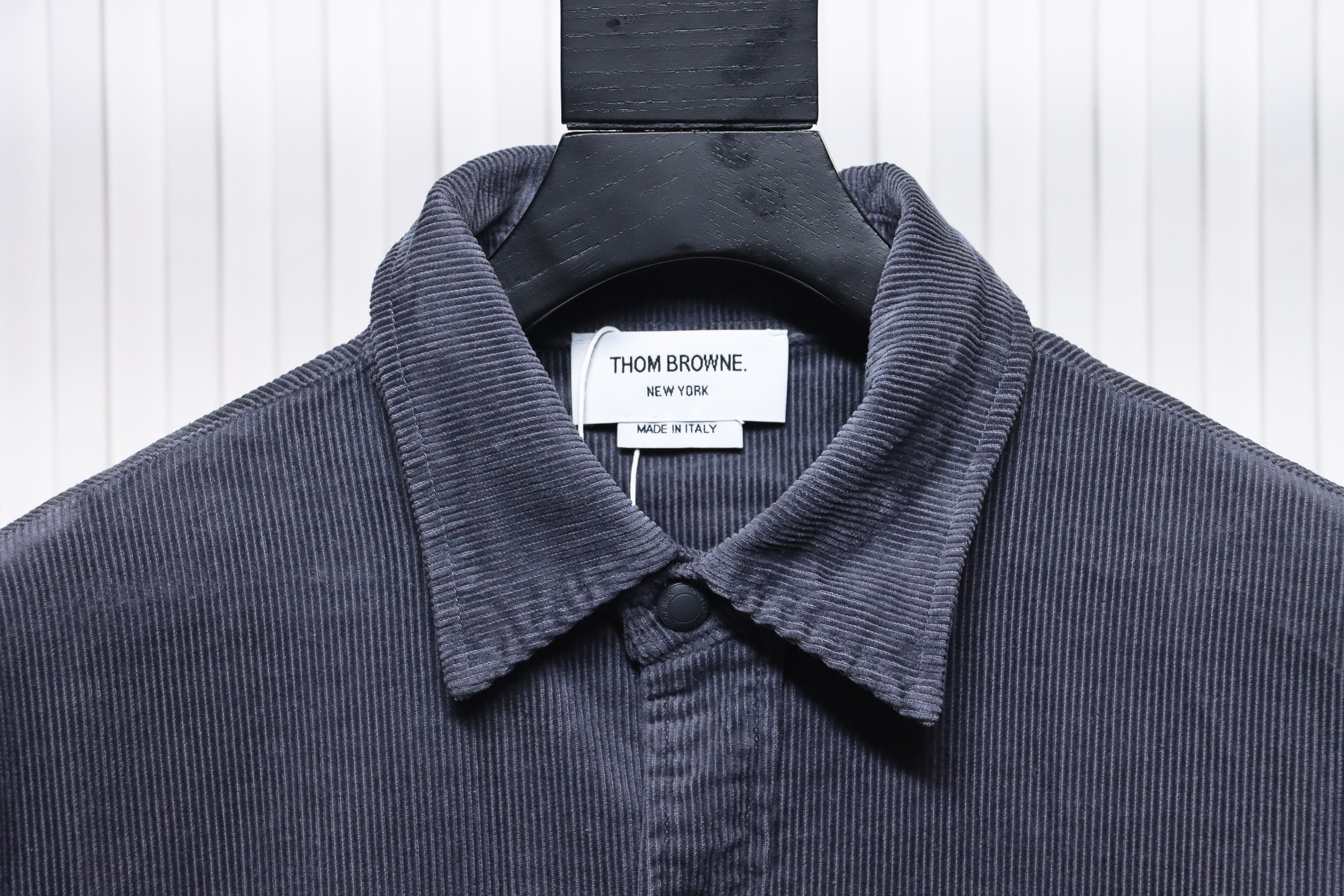 Thom Browne Corduroy Shirt Grey