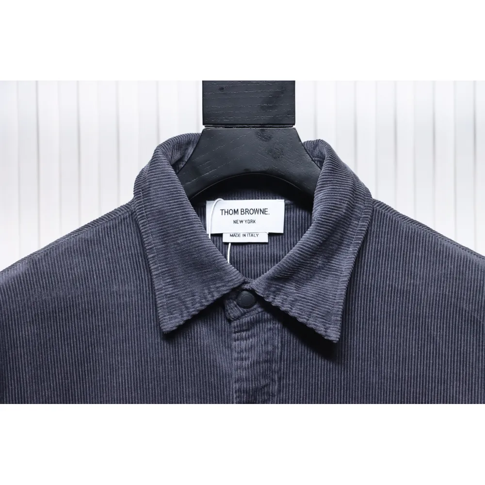 Thom Browne Corduroy Shirt Grey