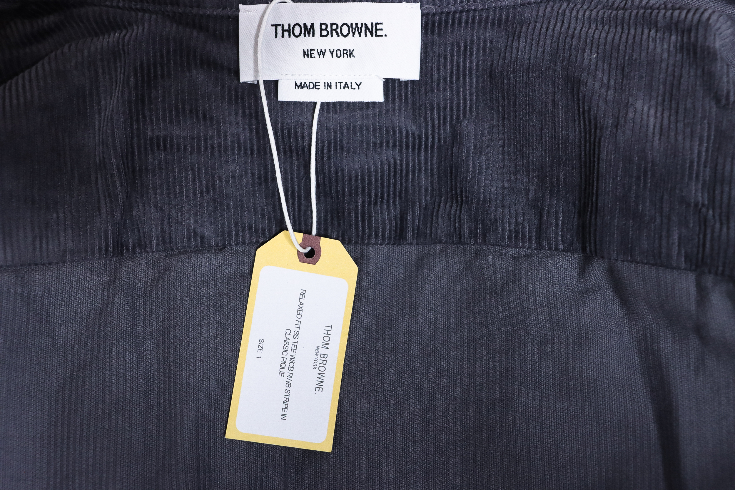 Thom Browne Corduroy Shirt Grey