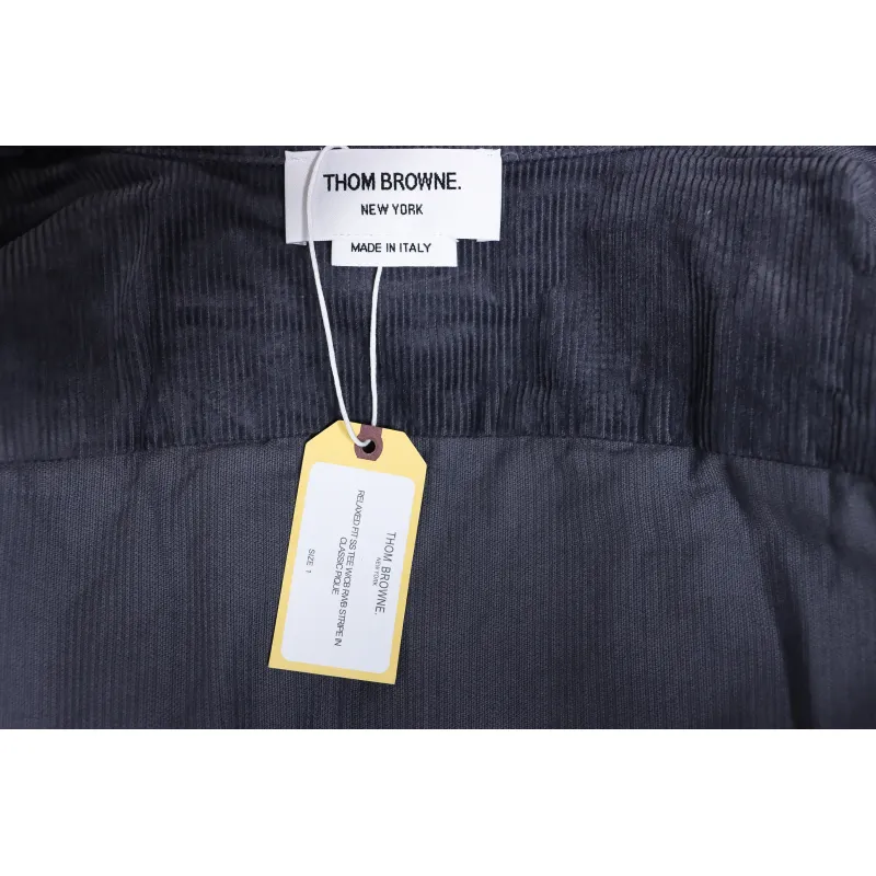 Thom Browne Corduroy Shirt Grey