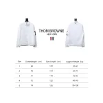 Thom Browne High Version Double Layer Four Bar Woven Stand Collar Jacket White