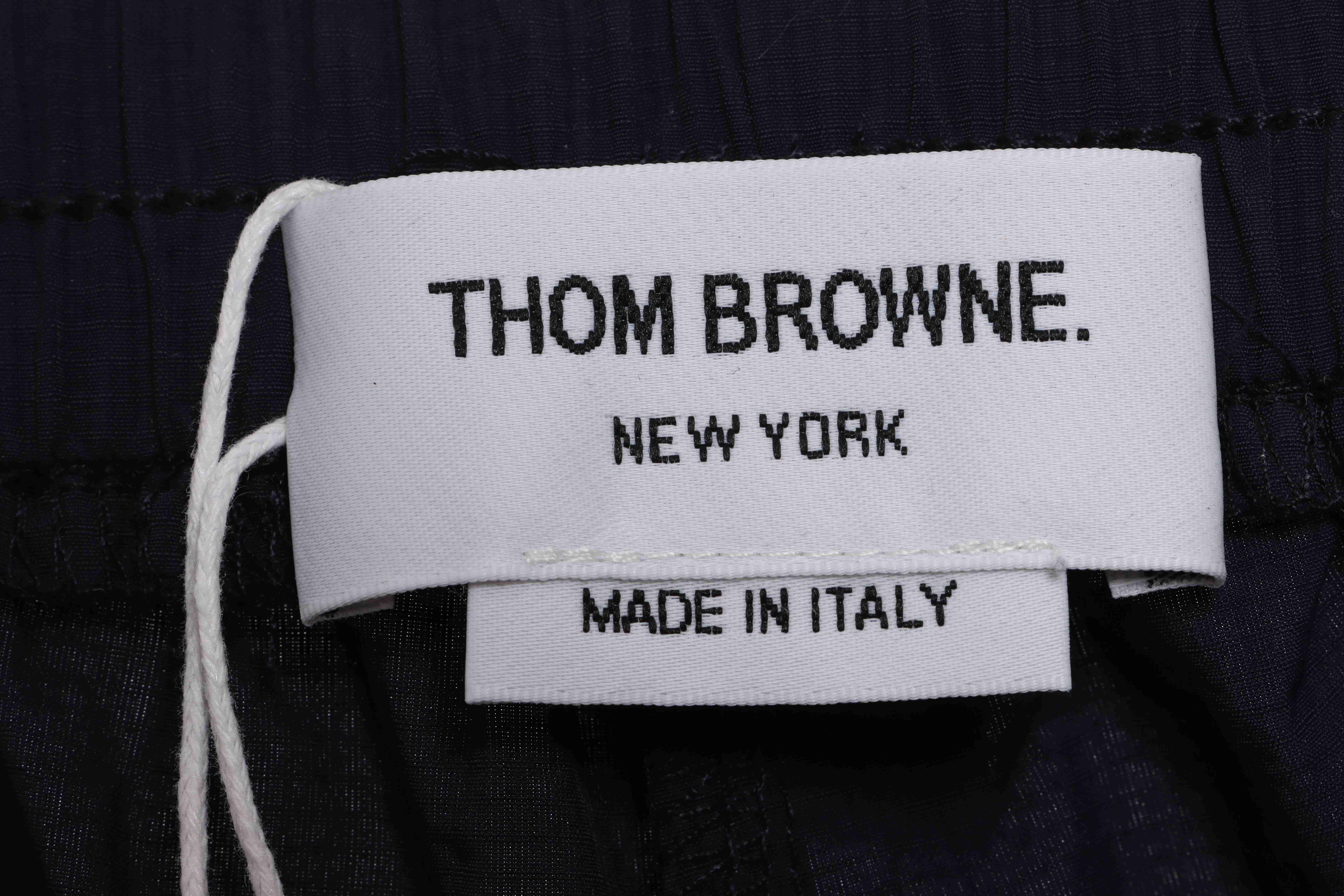 Thom Browne Lightweight Technical Trousers Dark Blue