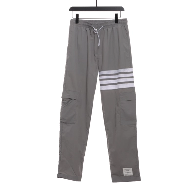 Thom Browne Lightweight Technical Trousers Grey 01