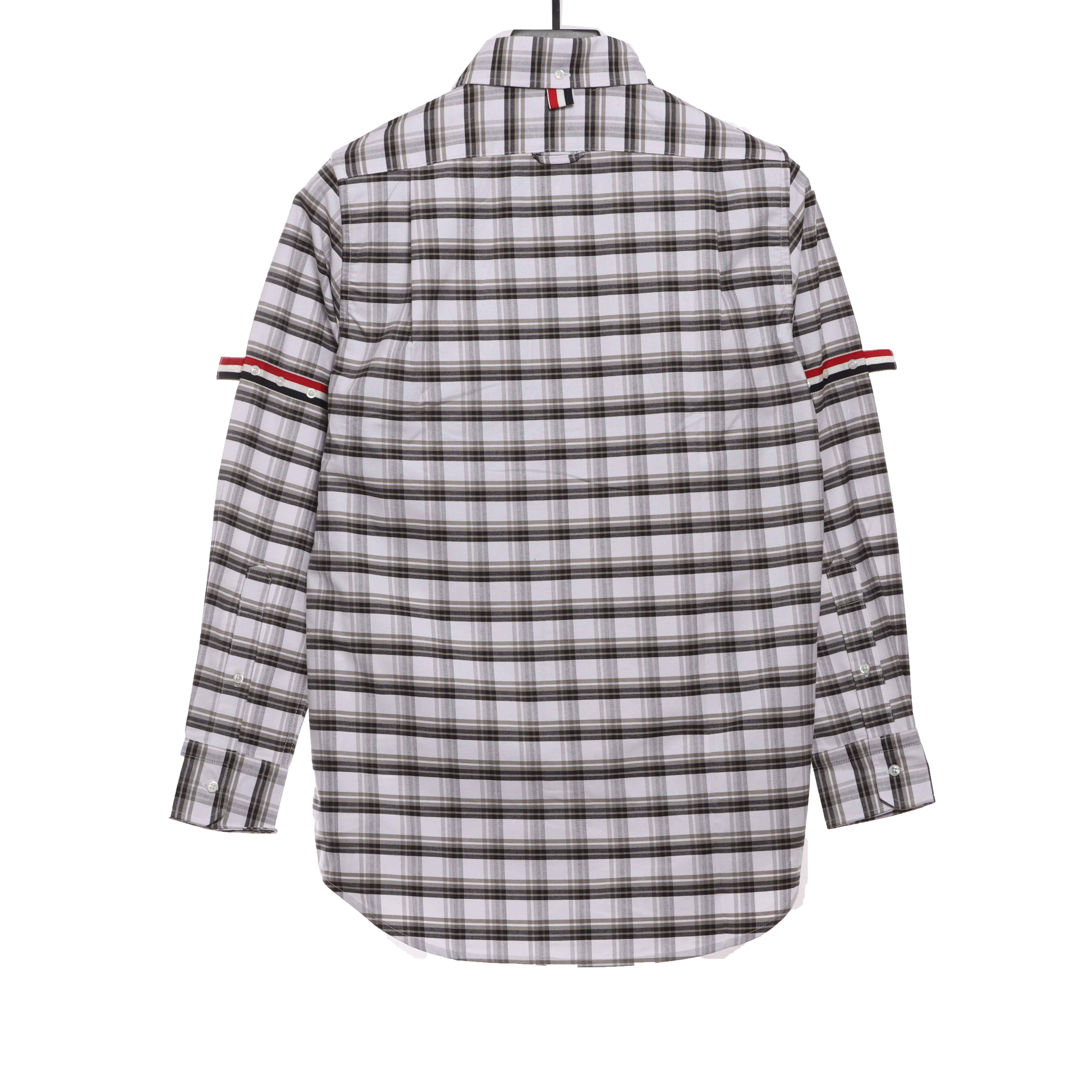 Thom Browne Plaid Long Sleeve Shirt