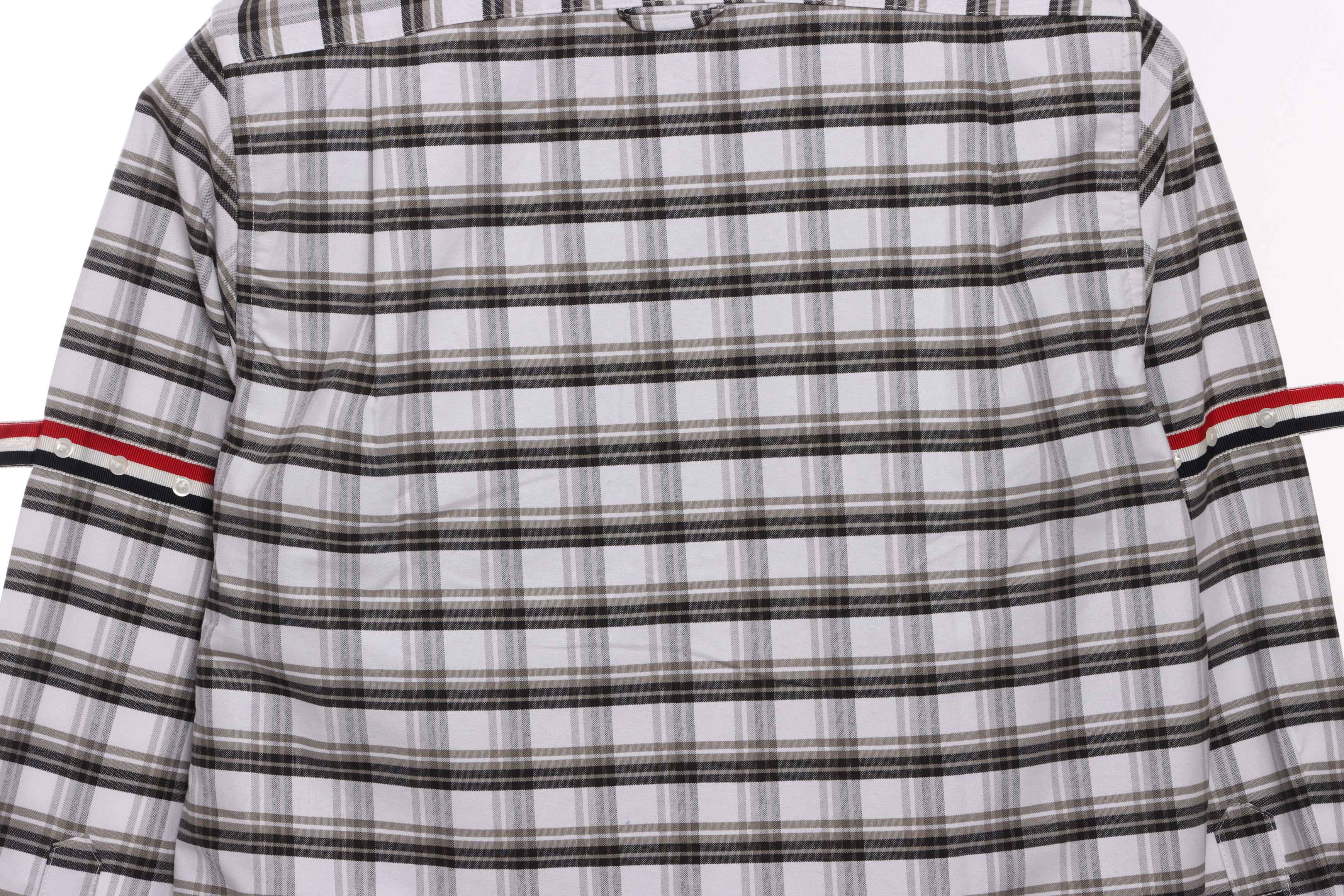 Thom Browne Plaid Long Sleeve Shirt