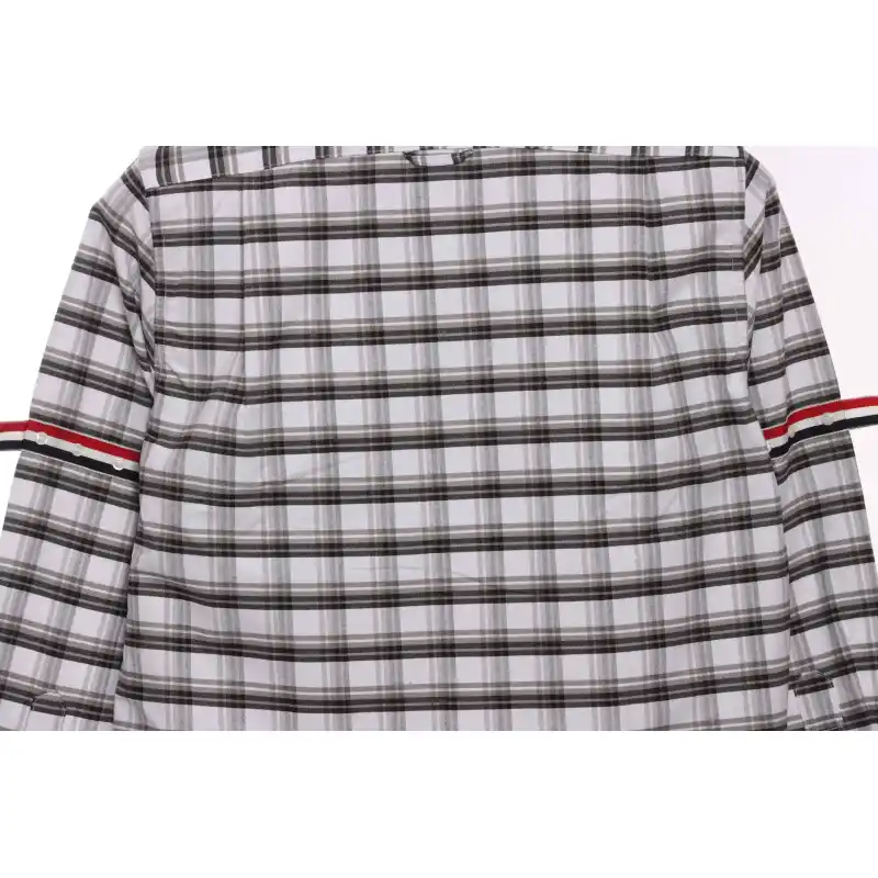 Thom Browne Plaid Long Sleeve Shirt