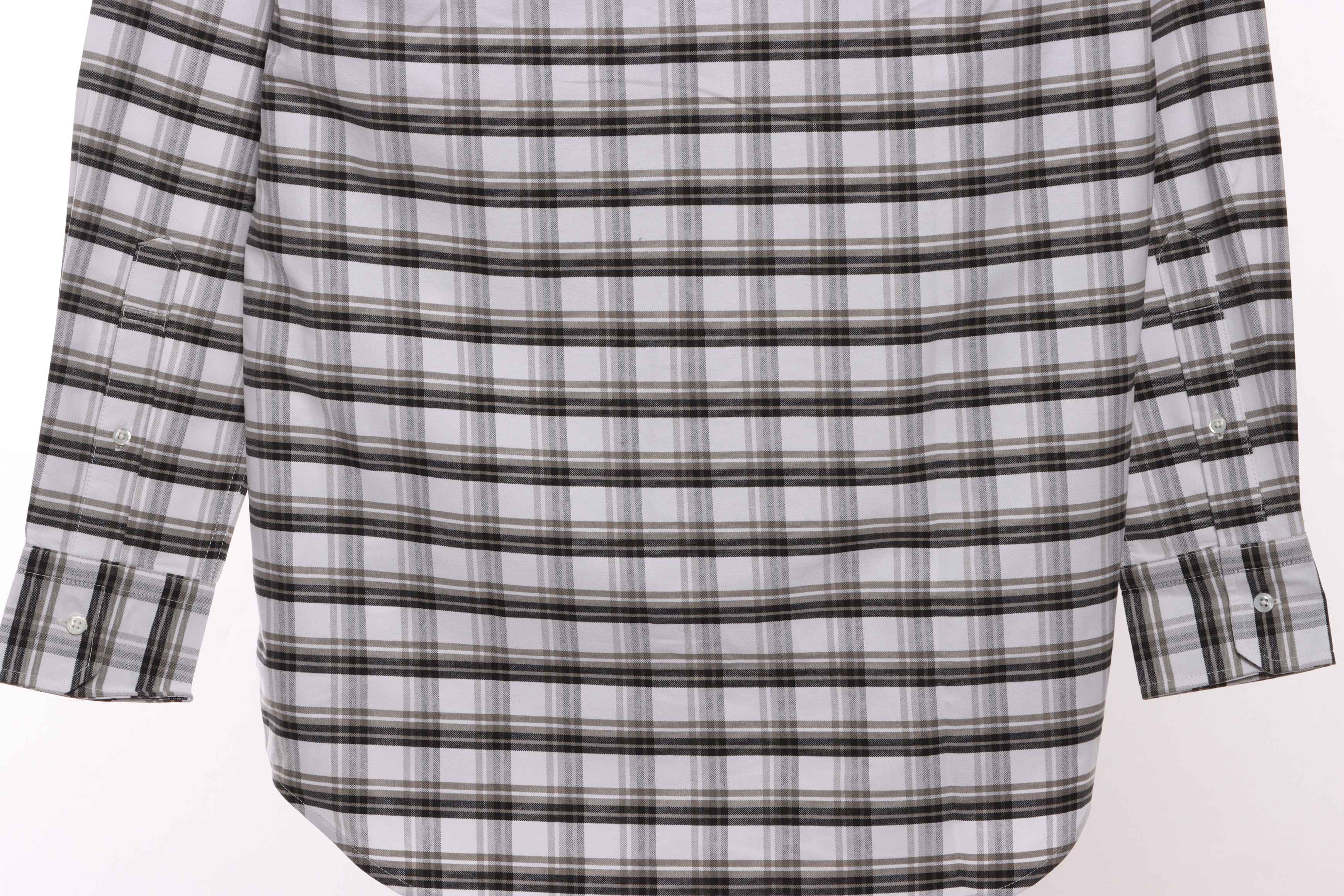 Thom Browne Plaid Long Sleeve Shirt