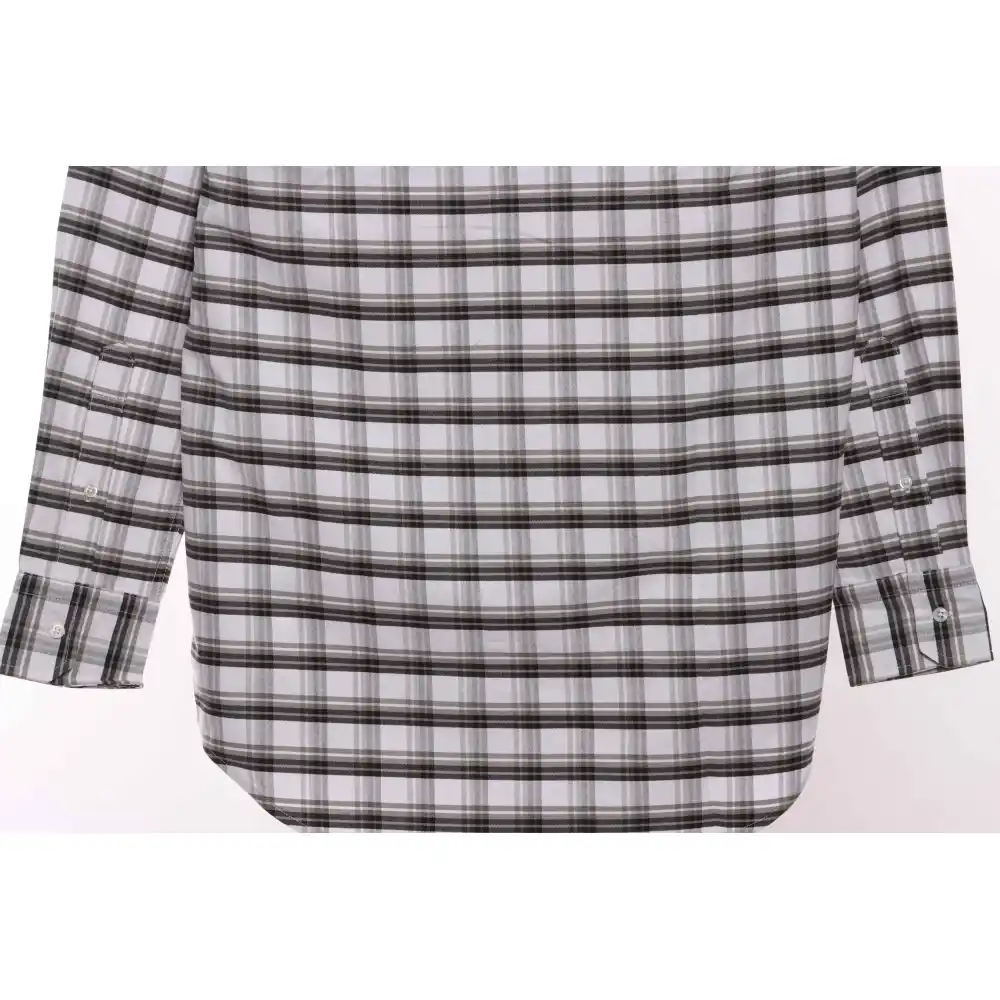 Thom Browne Plaid Long Sleeve Shirt