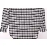 Thom Browne Plaid Long Sleeve Shirt