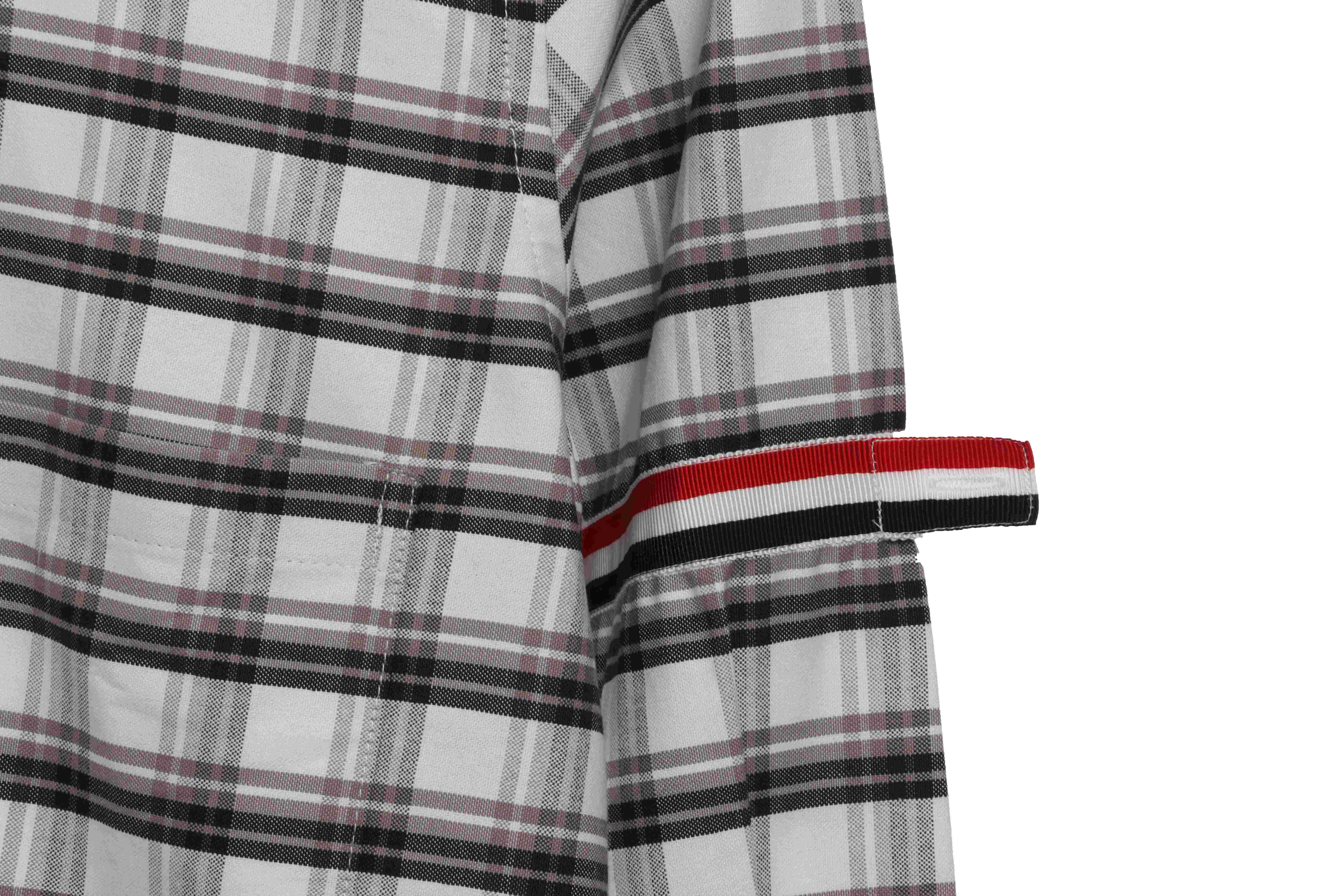Thom Browne Plaid Long Sleeve Shirt