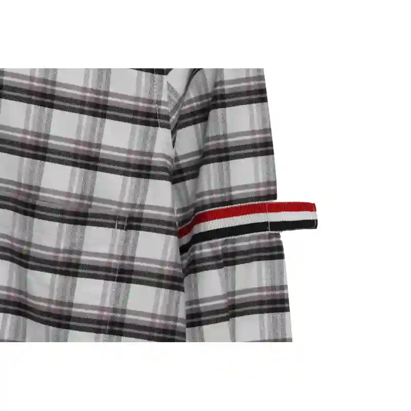 Thom Browne Plaid Long Sleeve Shirt