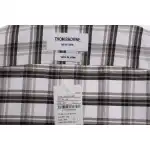 Thom Browne Plaid Long Sleeve Shirt