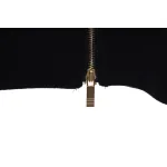 Thom Browne Special Offer Classic Contrast Color Yarn-Dyed Zip-Up Hoodie Black