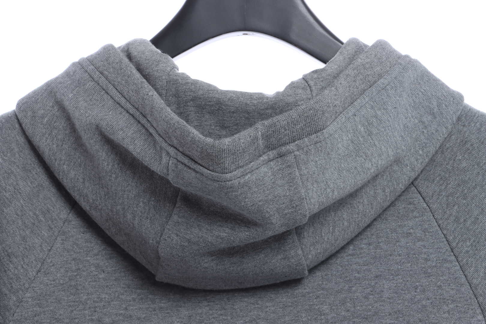 Thom Browne Special Offer Classic Contrast Color Yarn-Dyed Zip-Up Hoodie Grey