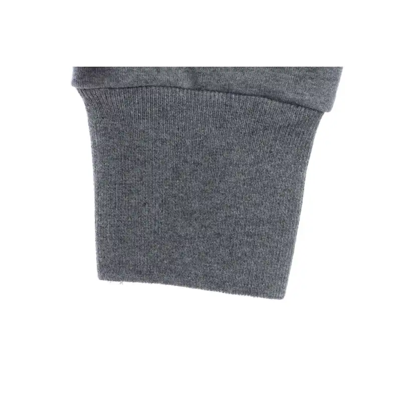 Thom Browne Special Offer Classic Contrast Color Yarn-Dyed Zip-Up Hoodie Grey