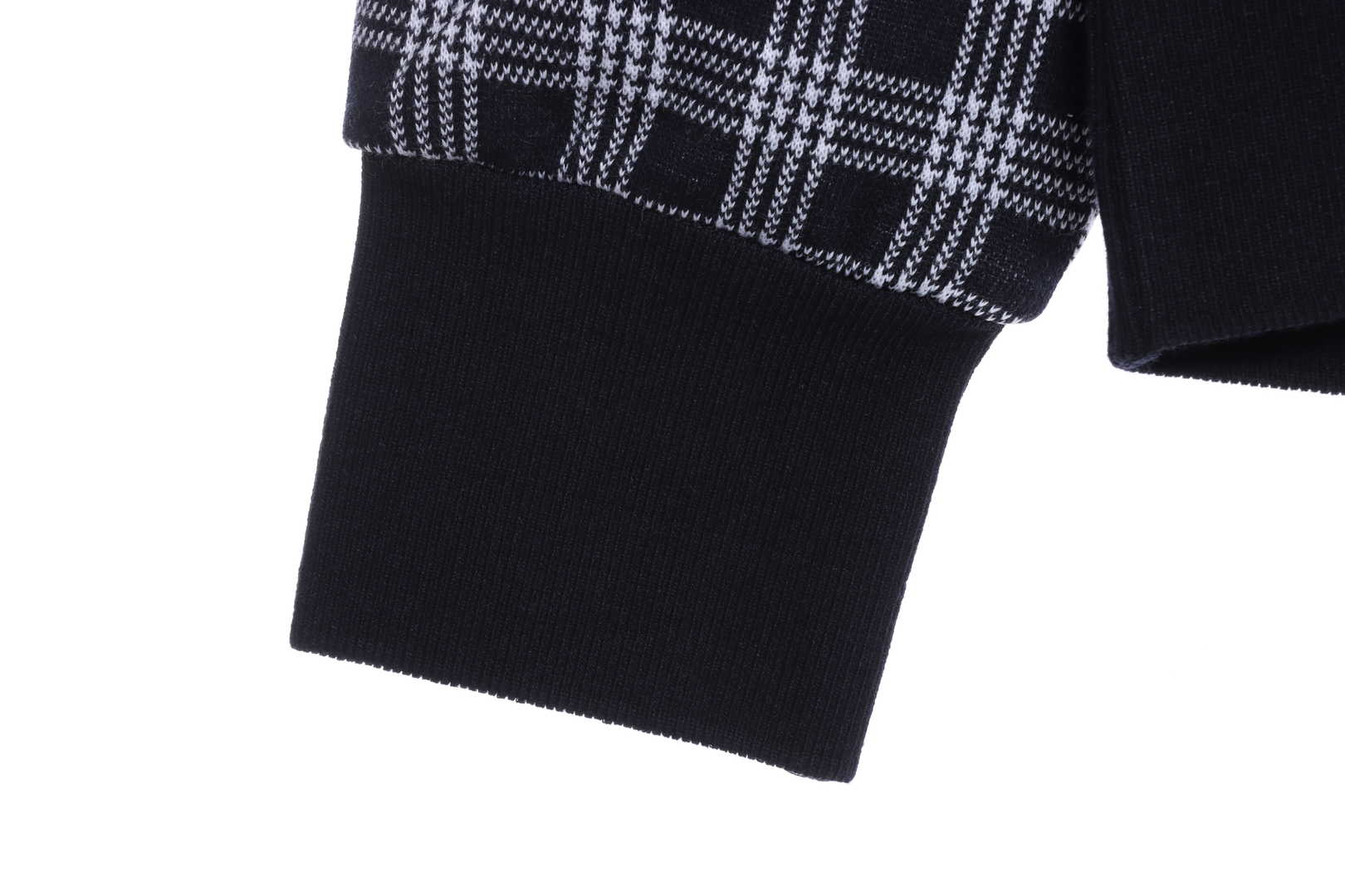 Thom Browne Special Price Jacquard Zip Hoodie Blue