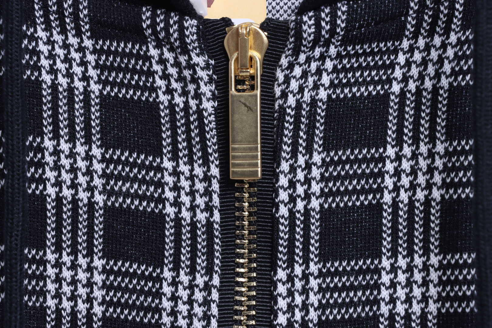 Thom Browne Special Price Jacquard Zip Hoodie Blue