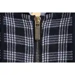 Thom Browne Special Price Jacquard Zip Hoodie Blue