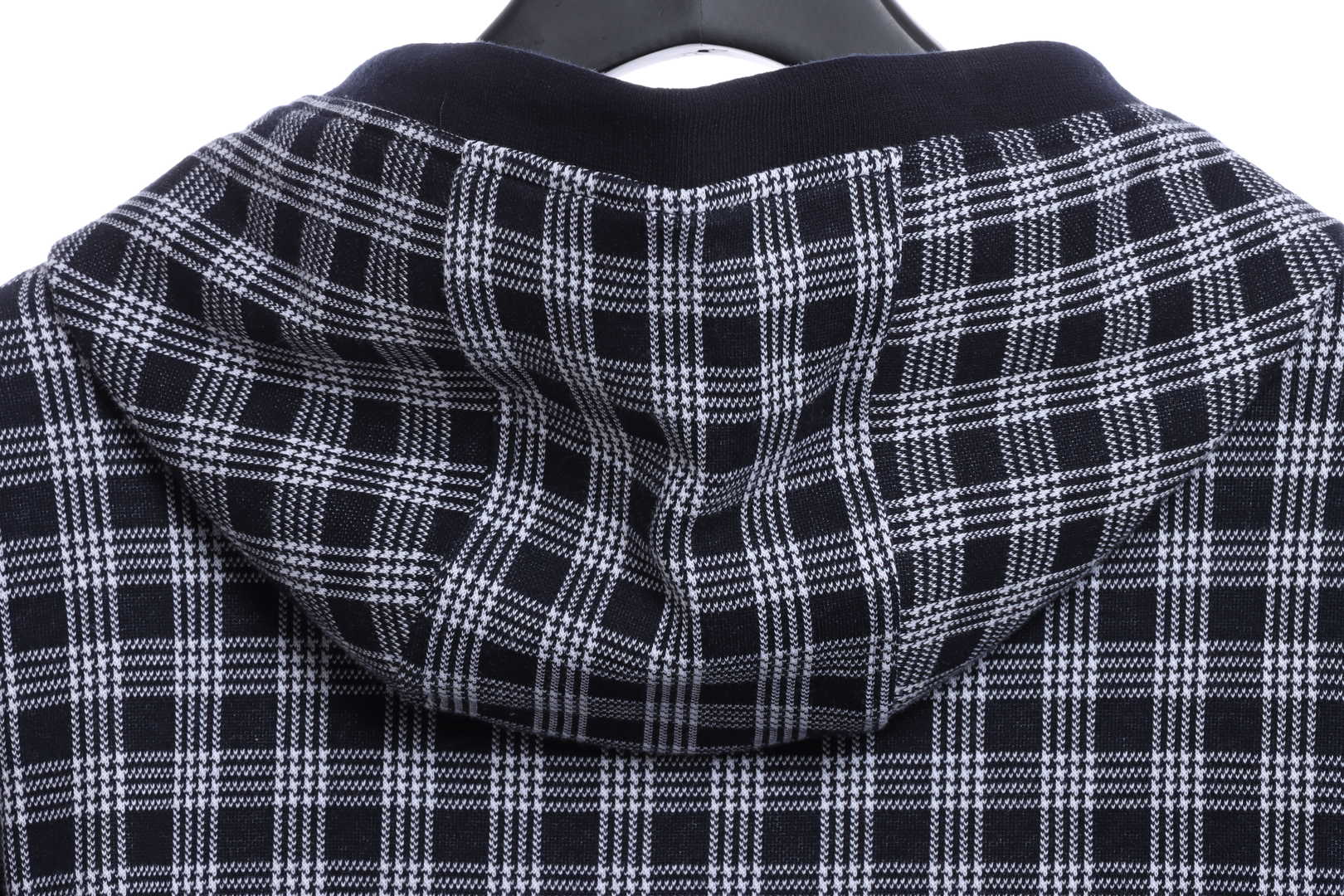 Thom Browne Special Price Jacquard Zip Hoodie Blue