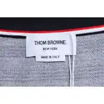 Thom Browne Special Price Jacquard Zip Hoodie Blue