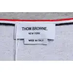 Thom Browne Special Price Jacquard Zip Hoodie Grey