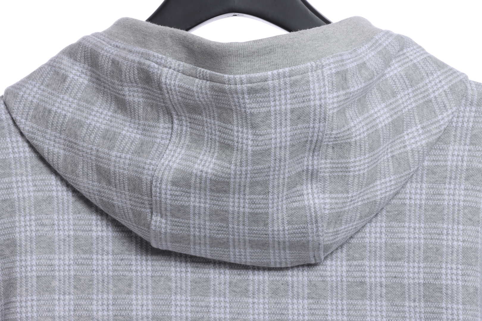 Thom Browne Special Price Jacquard Zip Hoodie Grey