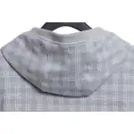 Thom Browne Special Price Jacquard Zip Hoodie Grey