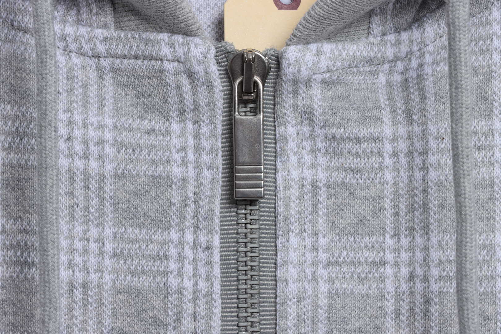 Thom Browne Special Price Jacquard Zip Hoodie Grey