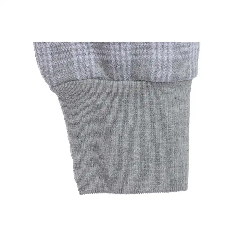 Thom Browne Special Price Jacquard Zip Hoodie Grey