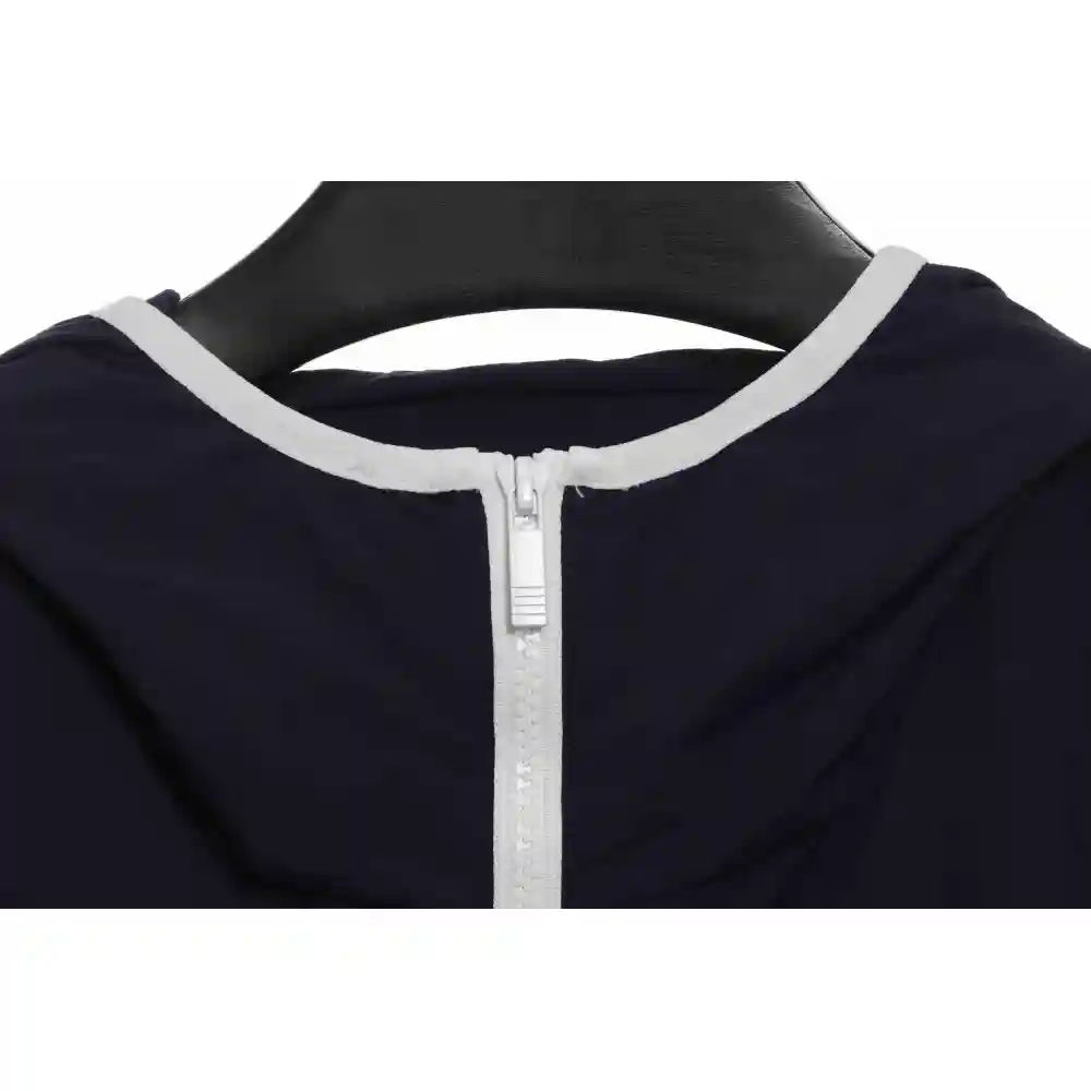 Thom Browne Technical Fabric Workwear Skin Suit Dark Blue