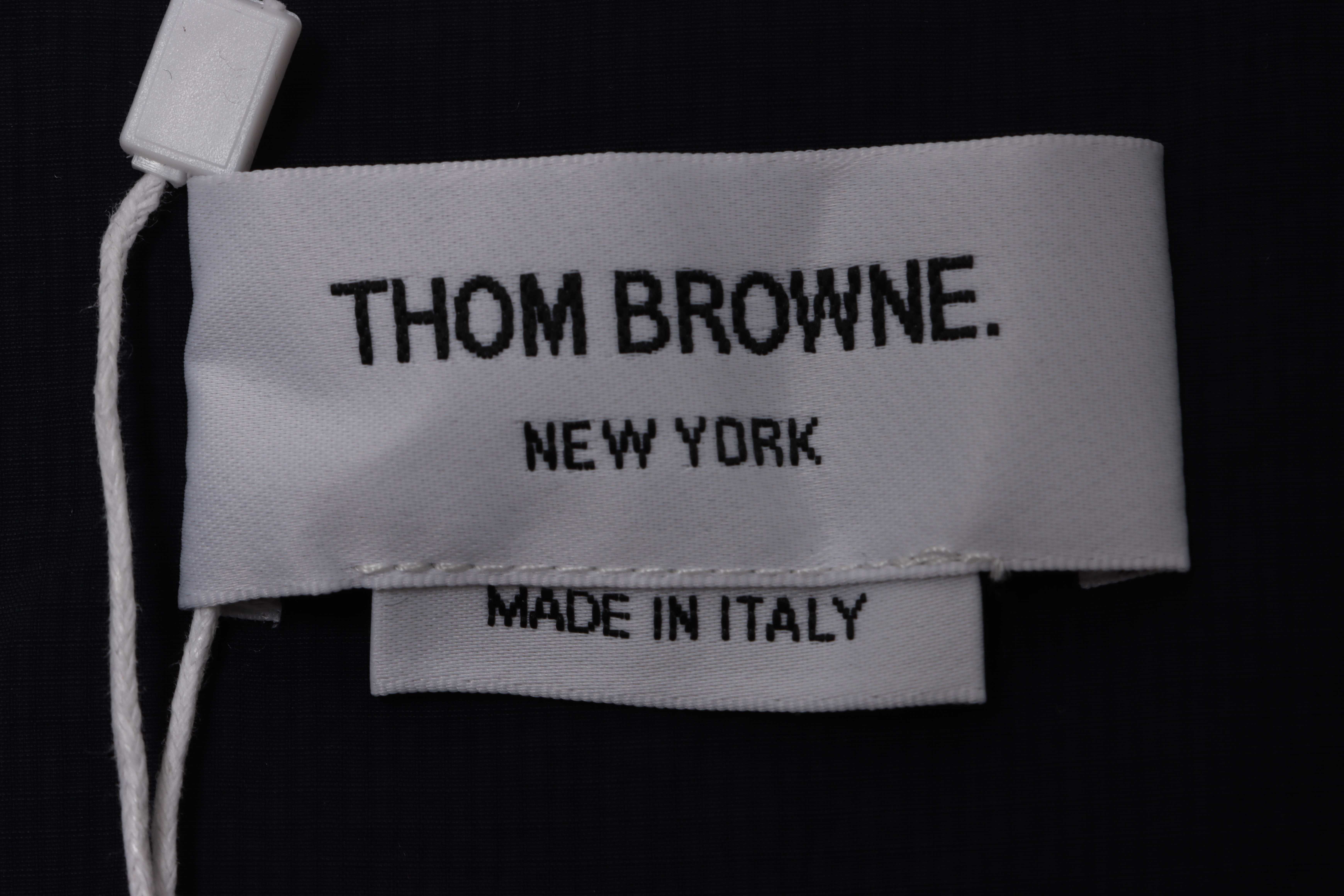 Thom Browne Technical Fabric Workwear Skin Suit Dark Blue