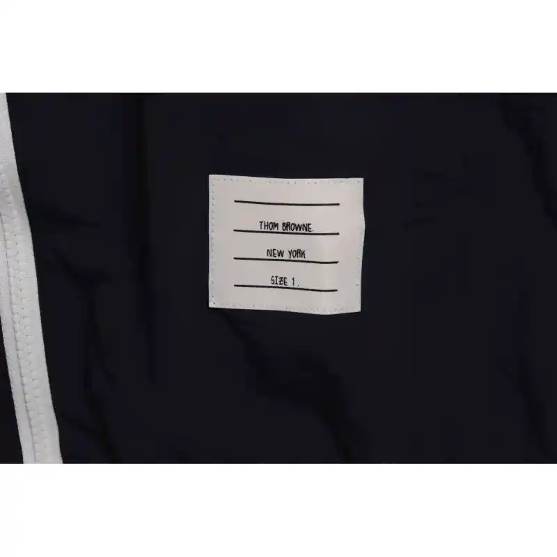 Thom Browne Technical Fabric Workwear Skin Suit Dark Blue