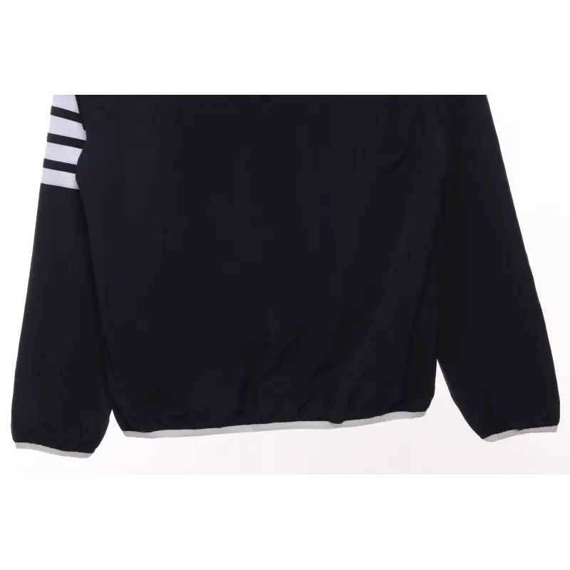 Thom Browne Technical Fabric Workwear Skin Suit Dark Blue