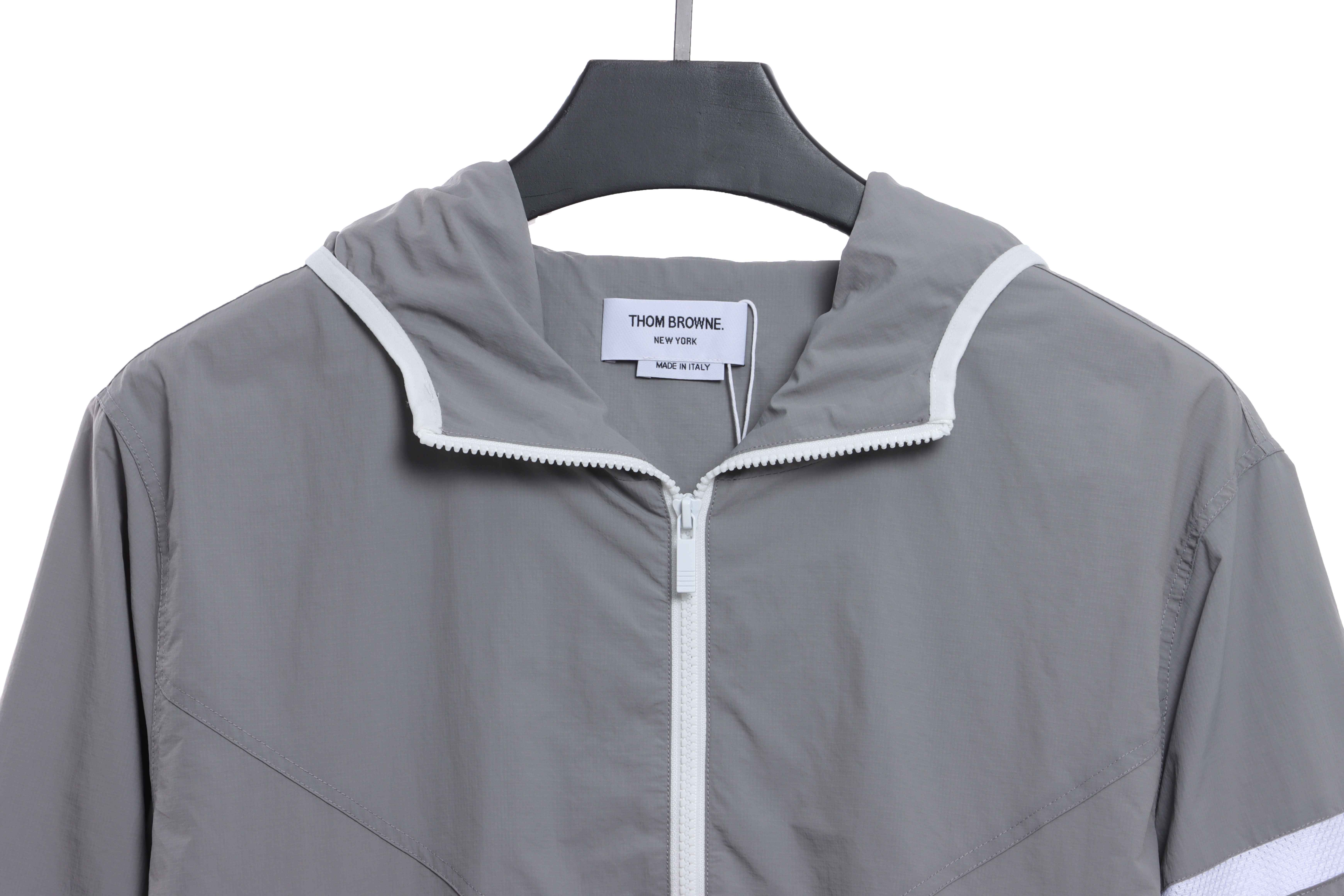 Thom Browne Technical Fabric Workwear Skin Suit Grey 
