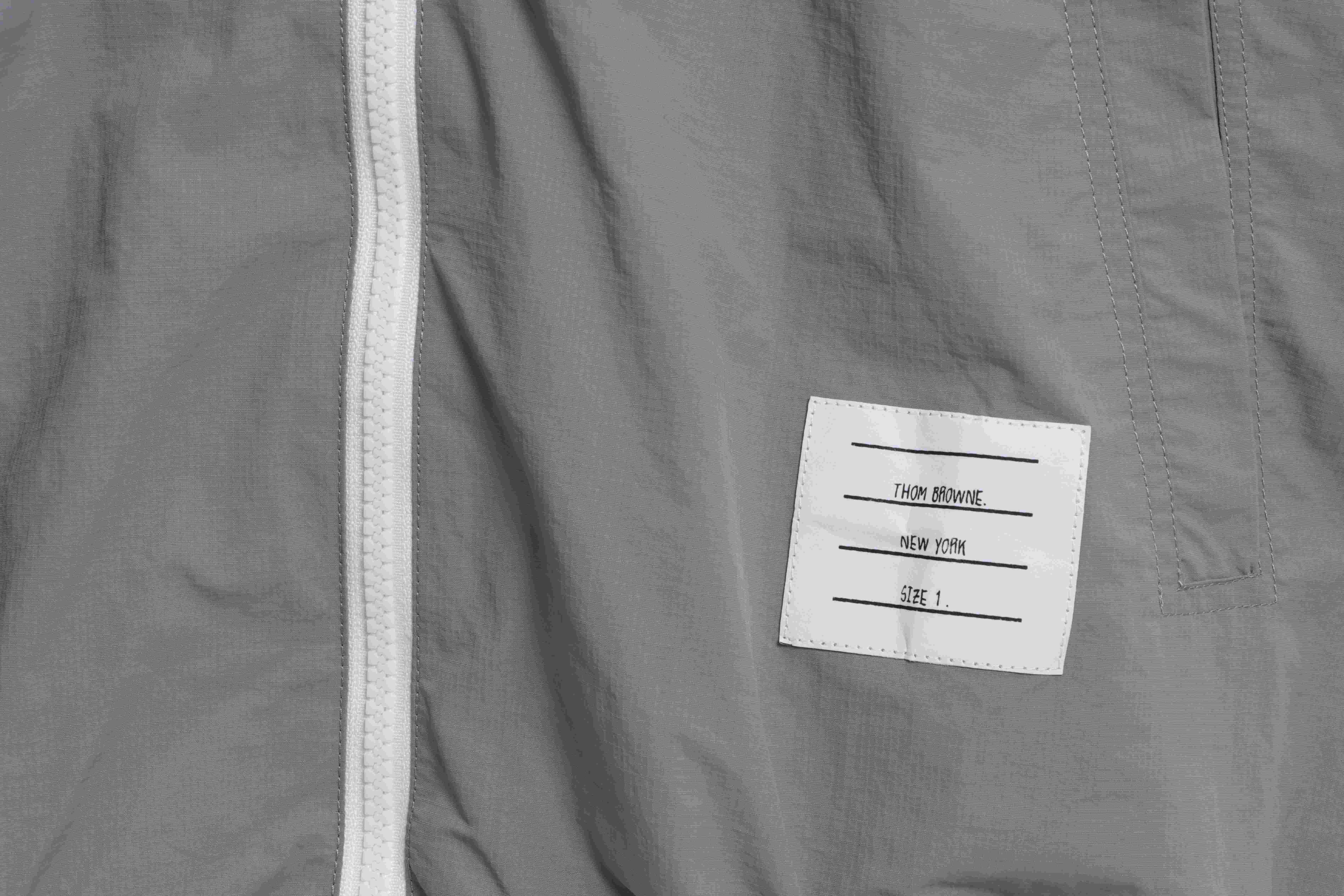 Thom Browne Technical Fabric Workwear Skin Suit Grey 