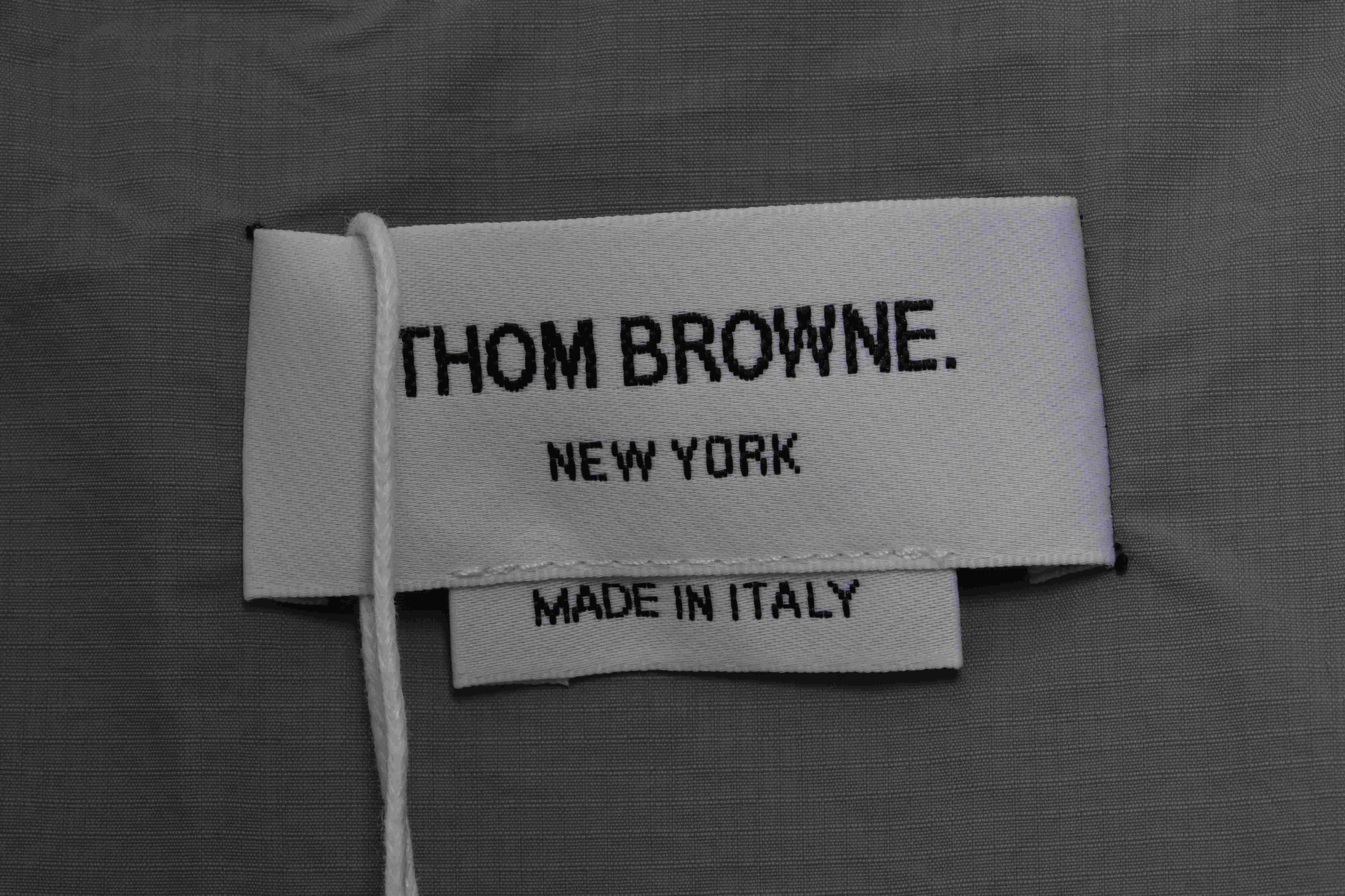 Thom Browne Technical Fabric Workwear Skin Suit Grey