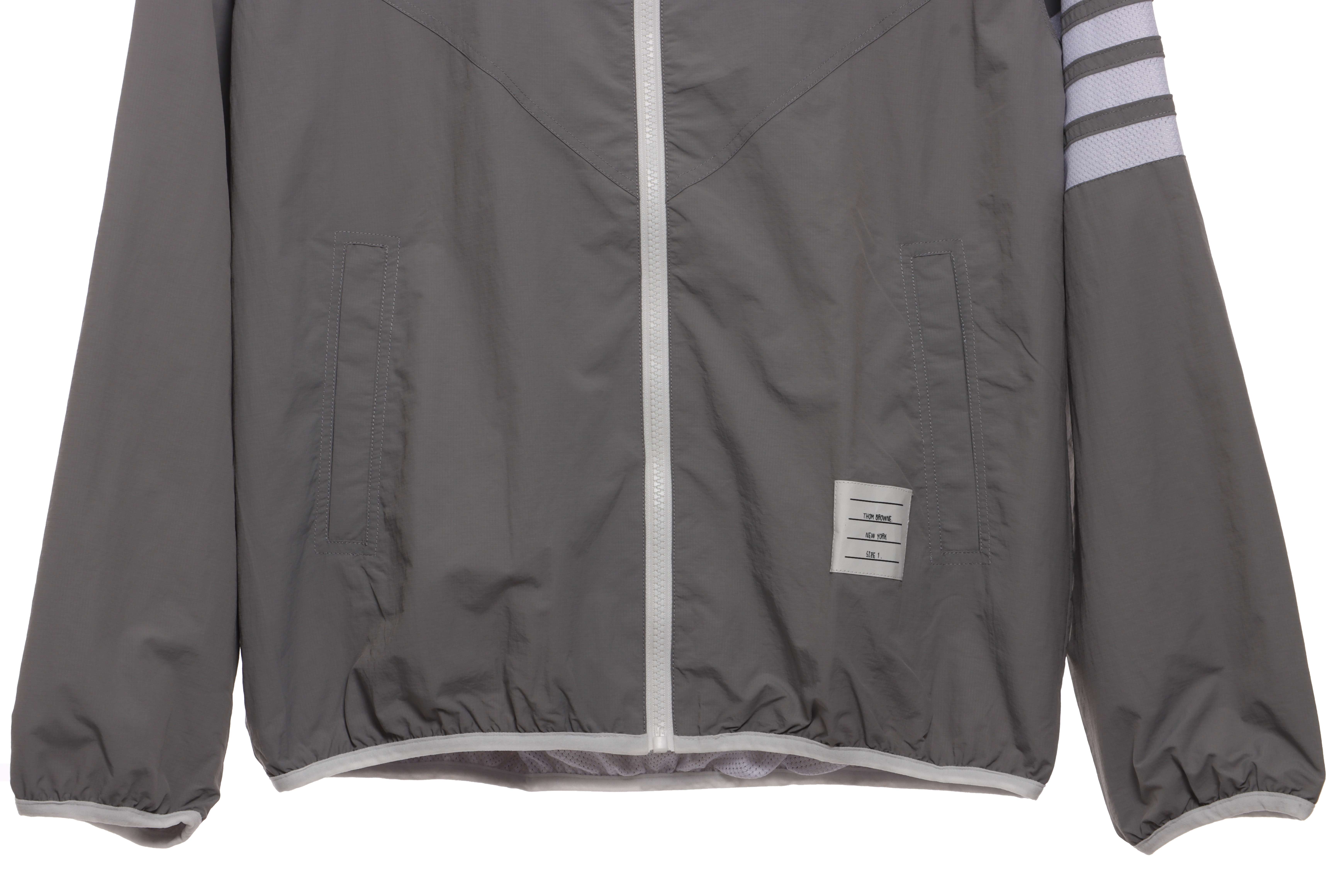 Thom Browne Technical Fabric Workwear Skin Suit Grey