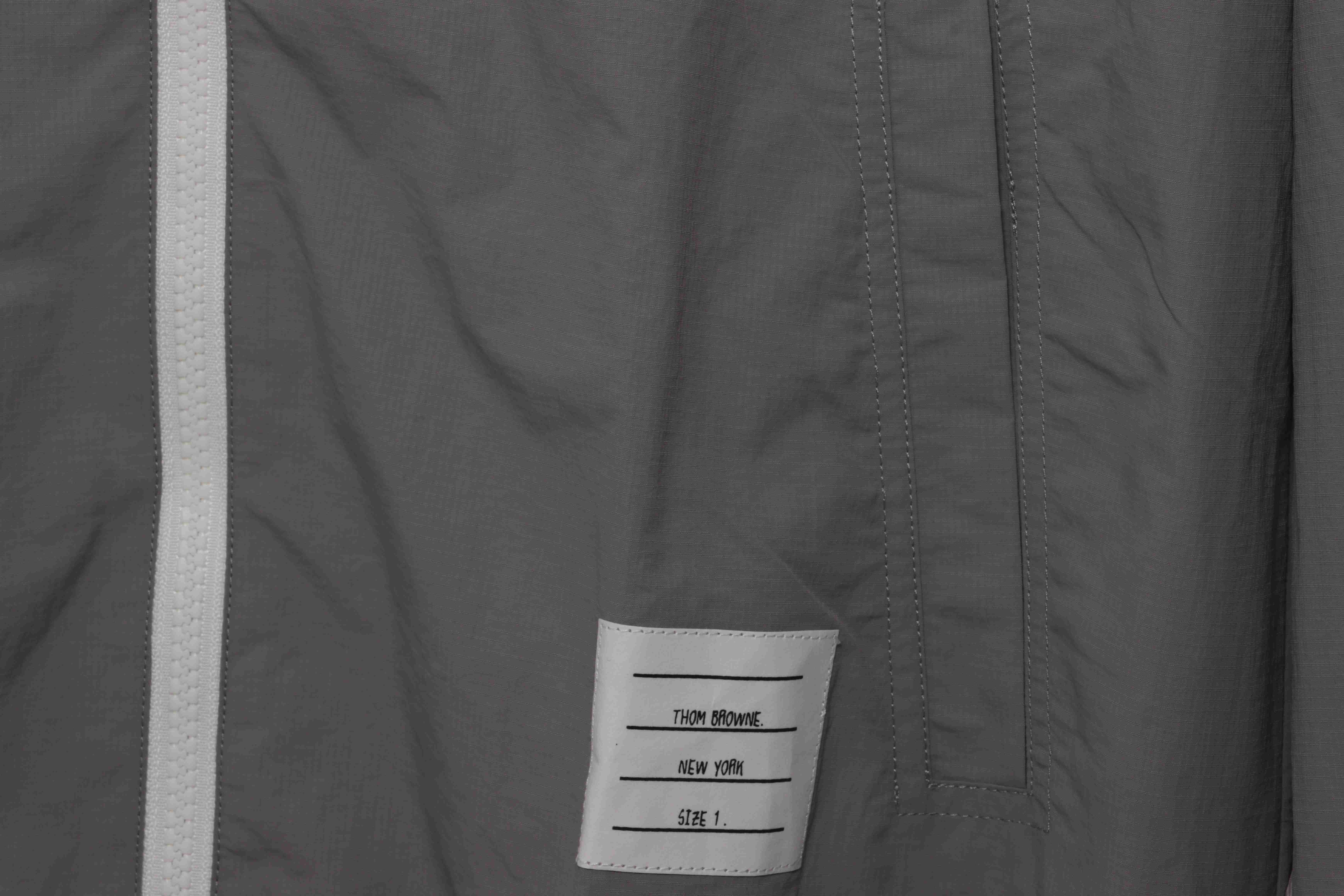 Thom Browne Technical Fabric Workwear Skin Suit Grey