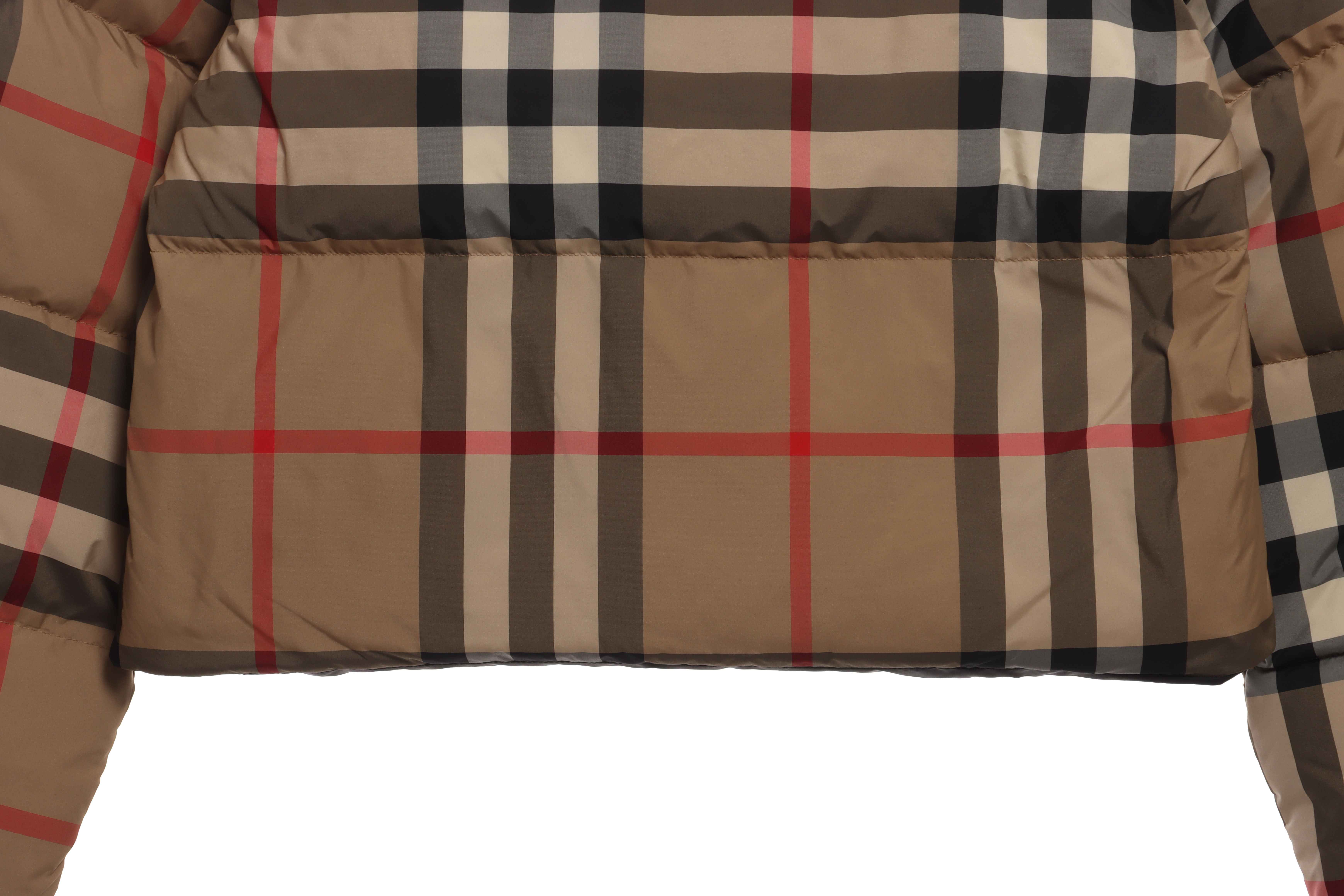 Burberry Classic Check Short Down Jacket