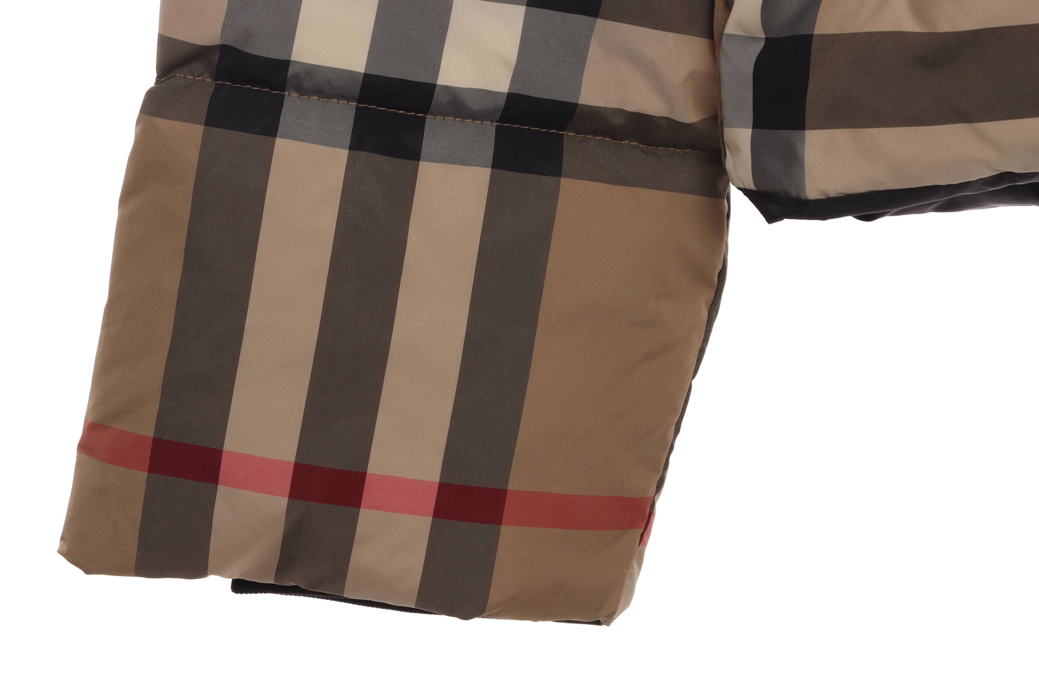 Burberry Classic Check Short Down Jacket