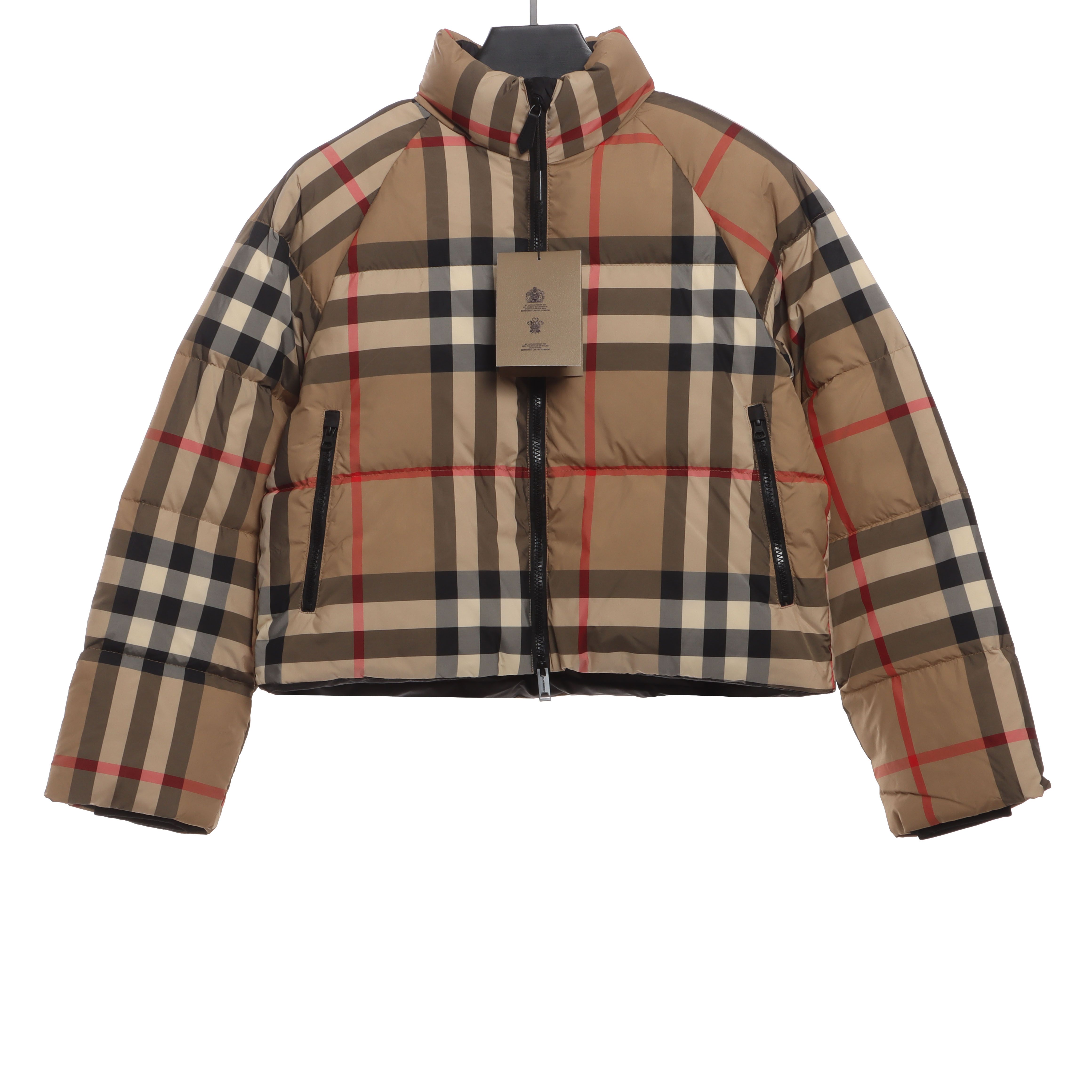 Burberry Classic Check Short Down Jacket