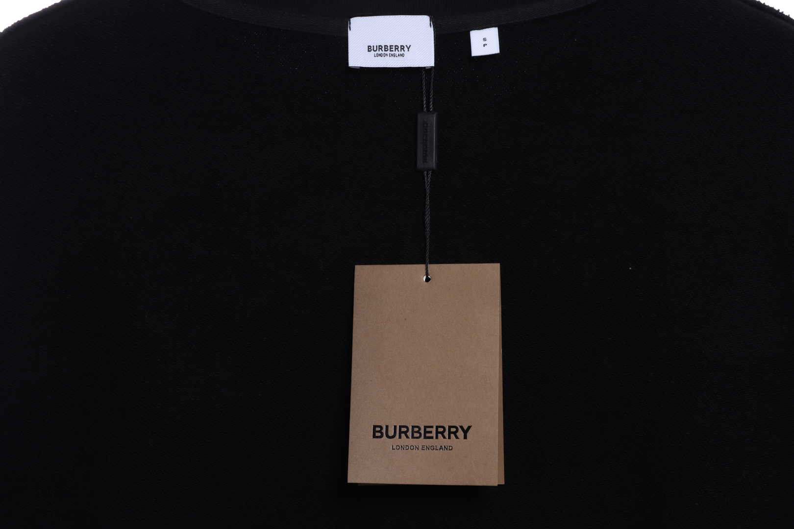 Burberry Classic Plaid Side Stripe Hoodie Black