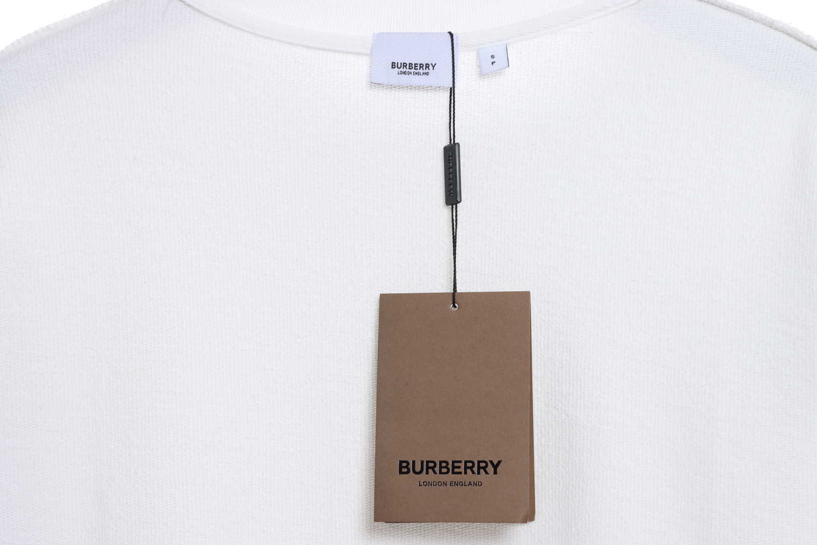 Burberry Classic Plaid Side Stripe Hoodie White