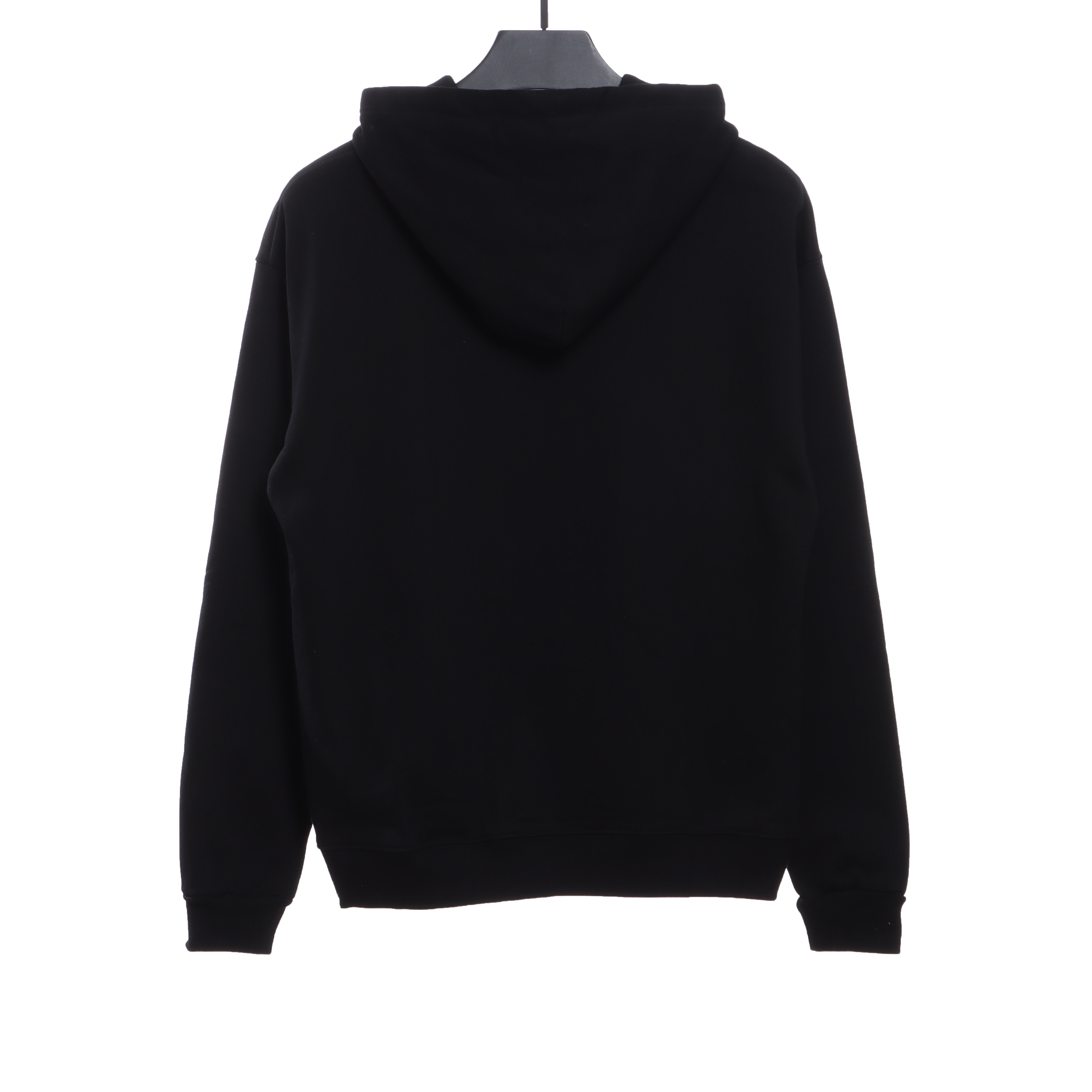 Burberry Label Patch Hoodie Black