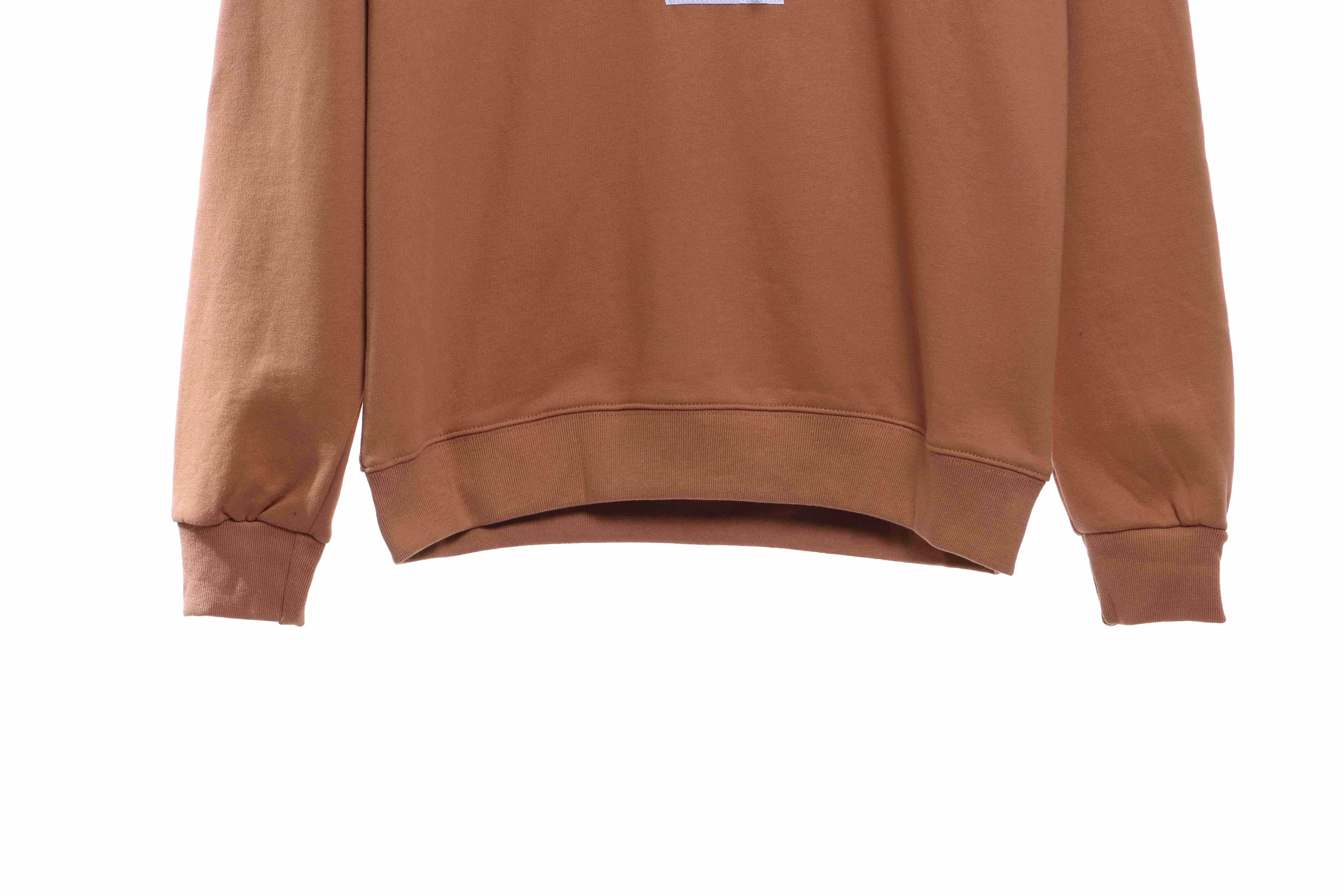 Burberry Label Patch Hoodie Khaki