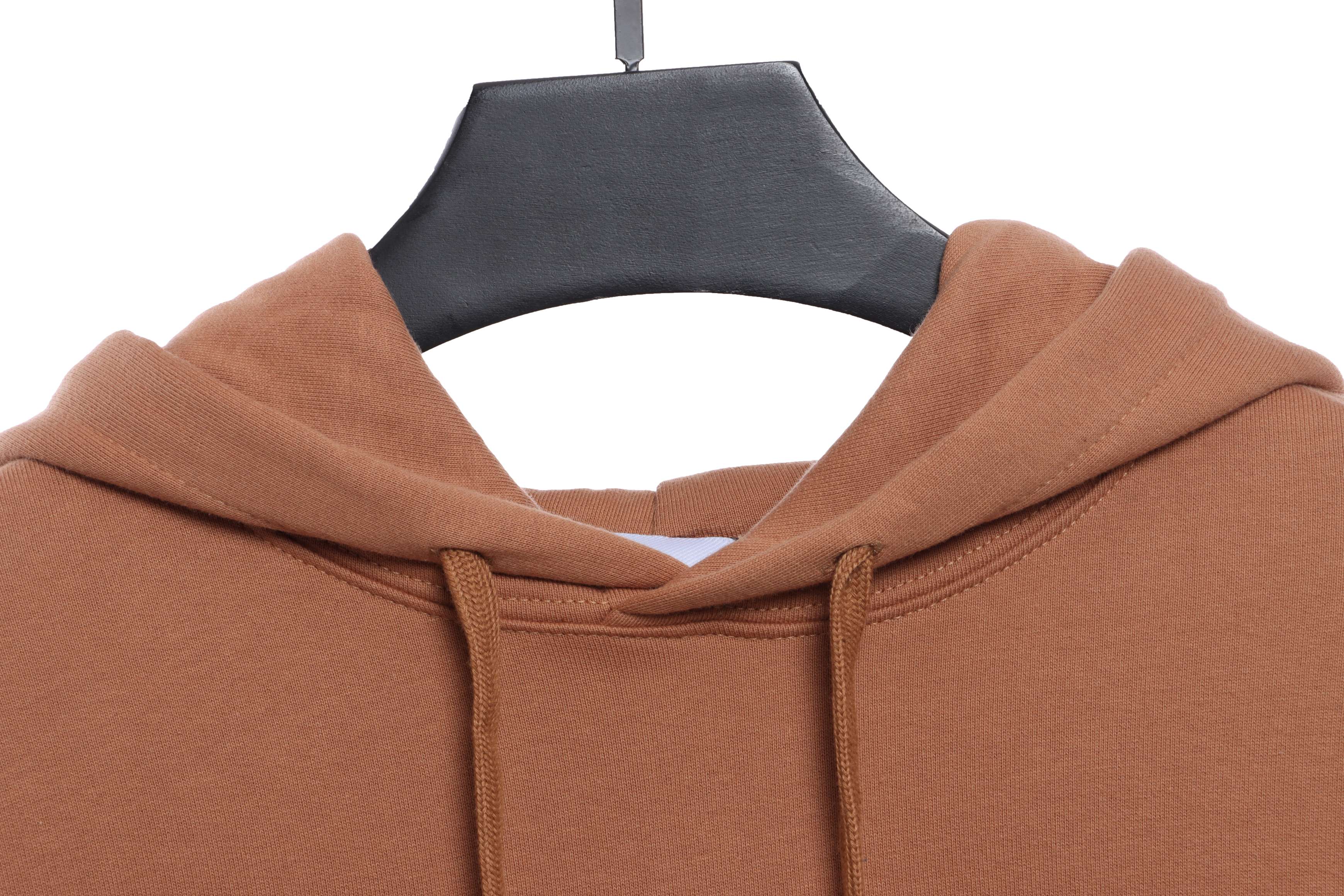 Burberry Label Patch Hoodie Khaki