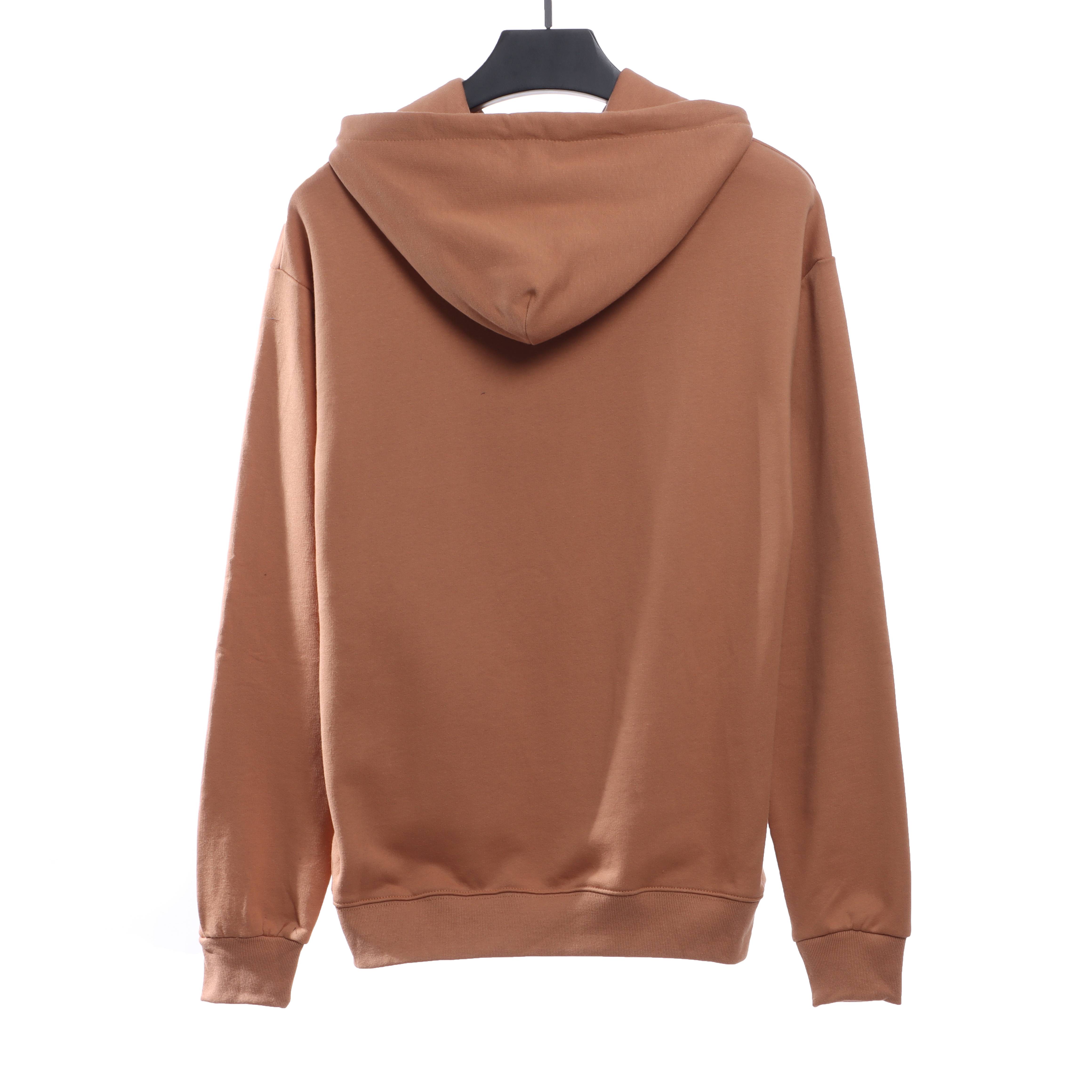 Burberry Label Patch Hoodie Khaki